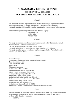 2. NAGRADA BEDEKOVČINE