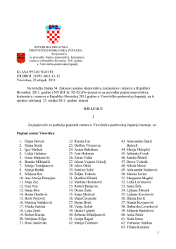 1 KLASA:953-02/10-01/01 UR.BROJ: 2189/1-04/1-11