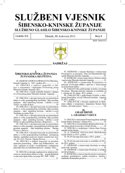 08-13 - &Scaron;ibensko-kninska županija