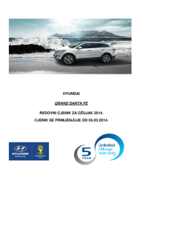 Cjenik i oprema Grand Santa Fe