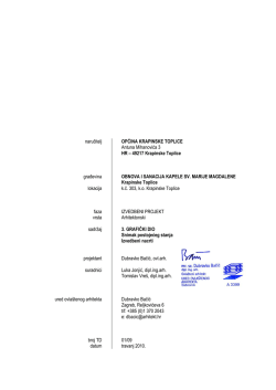 49217 Krapinske Toplice građevina OBNOVA I SANACIJA KAPELE