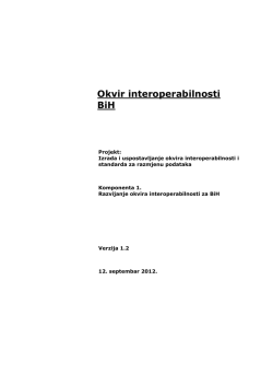 Okvir interoperabilnosti BiH