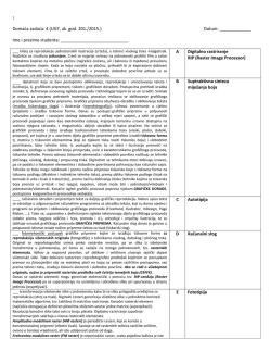 Domaća zadaća 4 - Sveučilište u Zagrebu