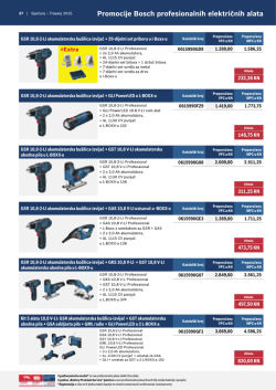 Bosch akcija do travnja 2015.