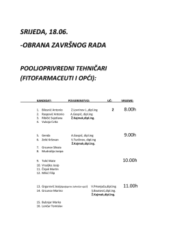 obrana zavr&scaron;nog rada