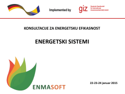 Prezentacija 2b &ndash; Potro&scaron;nja energije za grijanje i PTV, Emisije CO2