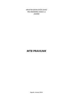 MTB PRAVILNIK