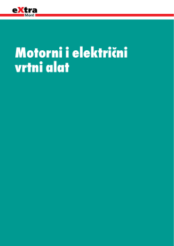 Motorni i električni vrtni alat