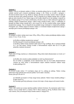 1 Zadatak 1. Marko i Ana su za domaću zadaću iz fizike, na temelju