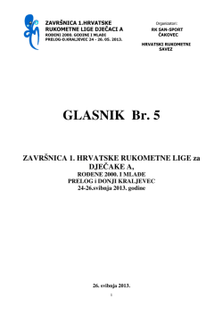 Pobjednici same Zavr&scaron;nice su i pro&scaron;logodi&scaron;nji