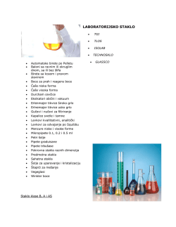 LABORATORIJSKO STAKLO
