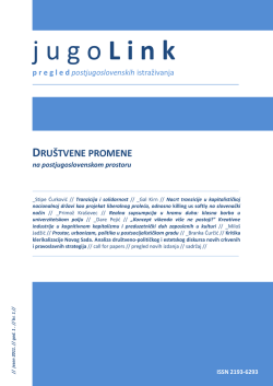 DRU&Scaron;TVENE PROMENE na postjugoslovenskom prostoru