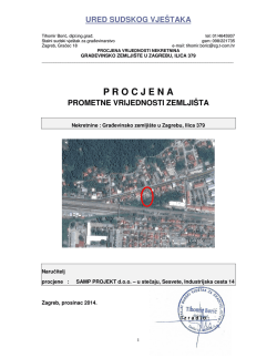 PROCJENA-ZEMLJI&Aring; TE-ILICA-SAMP-PROJEKT-u