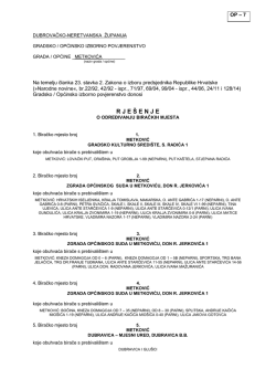 GRADSKO IZBORNO POVJERENSTVO GRADA