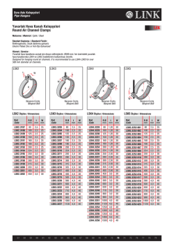 Yuvarlak Hava Kanal&rsaquo; Kelep&ccedil;eleri Round Air Channel Clamps