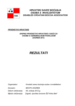 HRVATSKI SAVEZ BOĆARA INVALIDA
