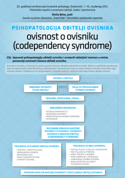 Psihopatologija obitelji ovisnika; ovisnost o ovisniku (codependency