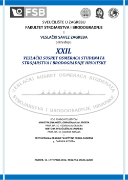 Bilten 2014 jk - Veslački savez Zagreba