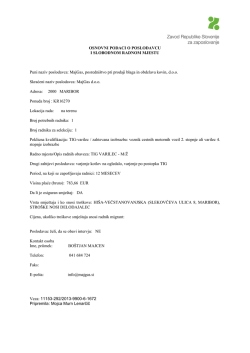 MajGas, posredništvo pri prodaji blaga in obdelava