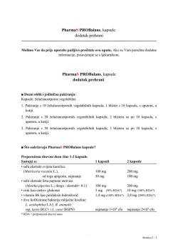 preuzmite uputu - &Scaron;ta je PROBalans?