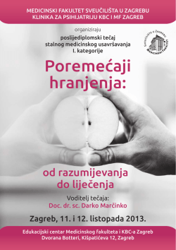 Poremećaji hranjenja: