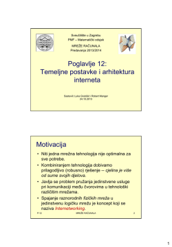 Poglavlje 12 - Sveučili&scaron;te u Zagrebu