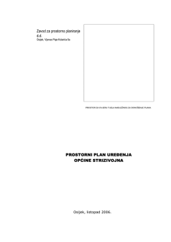 Plan - Zavod za prostorno uređenje Osječko