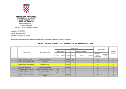 REZULTATE NA TEMELJU SOCIJALNO