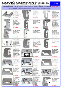 ubodne pločice - Gović Company