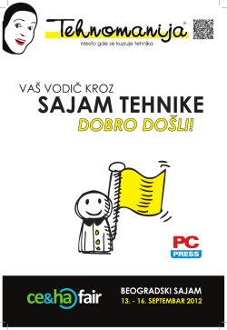 Plan hala Kategorije izlagača