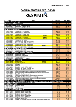GARMIN - SPORTSKI GPS