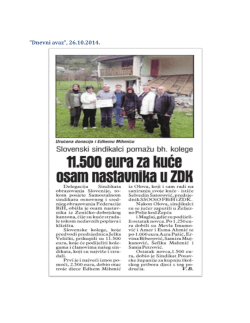 "Dnevni avaz", 26.10.2014.