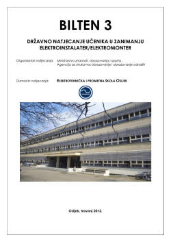 ELEKTRO 2012 - Srednja strukovna škola Kralja Zvonimira Knin