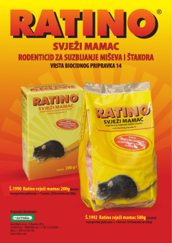 &Scaron;.1990 Ratino svježi mamac 200g(kutije)