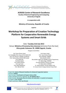 2013 ACROSS WS CTP CRES&SG AGENDA