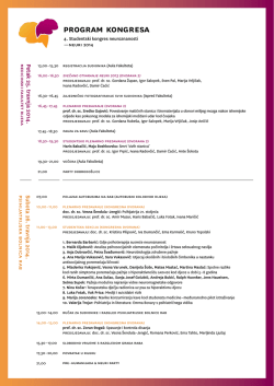 PROGRAm KONGRESA - Sveučili&scaron;te u Rijeci