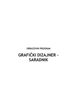 GRAFIČKI DIZAJNER