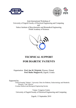 TECHNICAL SUPPORT FOR DIABETIC PATIENTS