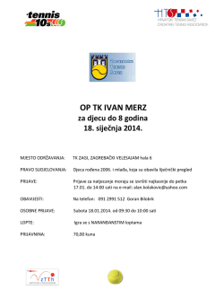 OP TK IVAN MERZ za djecu do 8 godina 18. siječnja 2014.