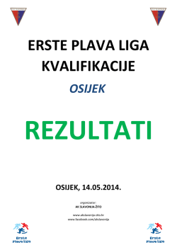 Rezultati - Erste Plava Liga