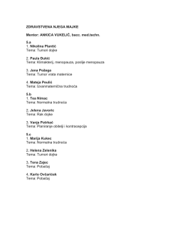 Popis učenika, tema i mentora