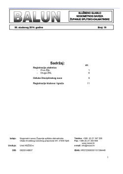 - Balun 19.pdf - Nogometni savez Županije splitsko