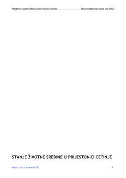 stanje životne sredine u prijestonici cetinje