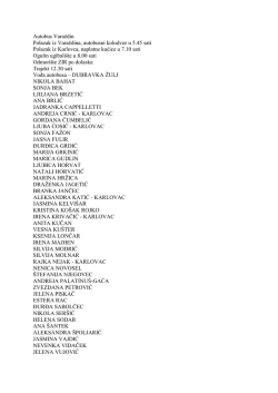 Autobus Varaždin Polazak iz Varaždina, autobusni kolodvor u 5.45