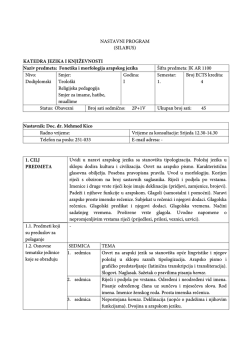 Fonetika i morfologija arapskog jezika