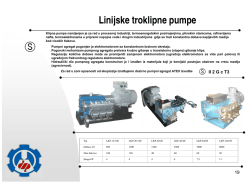 Linijske troklipne pumpe