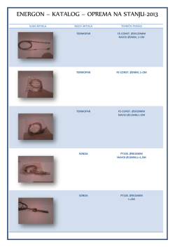 ENERGON &ndash; KATALOG &ndash; OPREMA NA STANJU-2013