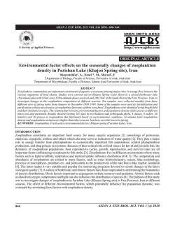 - Asian Journal of Experimental Biological Sciences