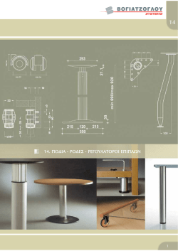 14. &Pi;ό&delta;&iota;&alpha; - &Rho;ό&delta;&epsilon;&sigmaf; - &Rho;&epsilon;&gamma;&omicron;&upsilon;&lambda;&alpha;&tau;ό&rho;&omicron;&iota; &epsilon;&pi;ί&pi;&lambda;&omega;&nu;