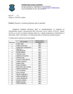 rezultati prijemnog ispita za stipendije 2012